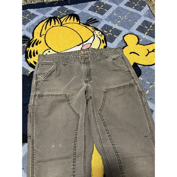 Vintage Y2K Prefectly Faded Carhartt Double Knee Pants - Picture 2 of 7